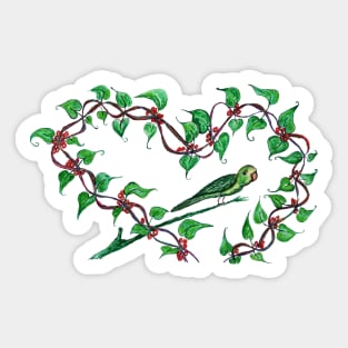 Budgee in Vines Sticker